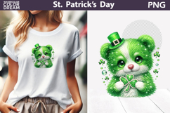 St. Patrick's Day Clipart | Bear Clover Sublimation Product Image 1
