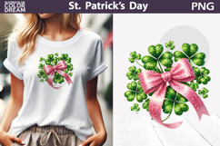 St. Patrick's Day Clipart | Lucky Clover Sublimation Product Image 1