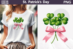 St. Patrick's Day Clipart | Lucky Clover Sublimation Product Image 1