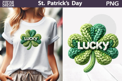 St. Patrick's Day Clipart | Lucky Clover Sublimation Product Image 1