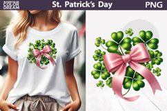 St. Patrick's Day Clipart | Lucky Clover Sublimation Product Image 1