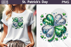 St. Patrick's Day Clipart | Lucky Clover Sublimation Product Image 1