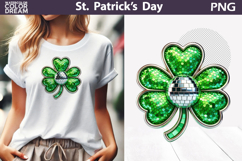 St. Patrick's Day Clipart | Lucky Clover Sublimation Product Image 1