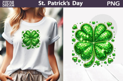 St. Patrick's Day Clipart | Lucky Clover Sublimation Product Image 1