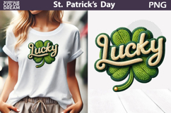 St. Patrick's Day Clipart | Lucky Clover Sublimation Product Image 1