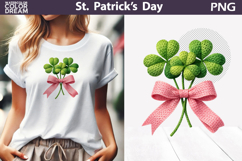 St. Patrick's Day Clipart | Lucky Clover Sublimation Product Image 1