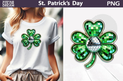 St. Patrick's Day Clipart | Lucky Clover Sublimation Product Image 1