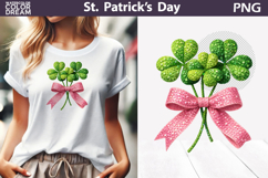 St. Patrick's Day Clipart | Lucky Clover Sublimation Product Image 1