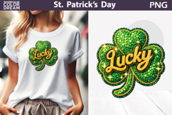 St. Patrick's Day Clipart | Lucky Clover Sublimation Product Image 1