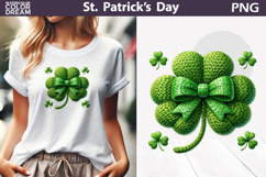 St. Patrick's Day Clipart | Lucky Clover Sublimation Product Image 1