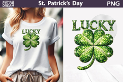 St. Patrick's Day Clipart | Lucky Clover Sublimation Product Image 1
