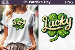 St. Patrick's Day Clipart | Lucky Clover Sublimation Product Image 1