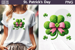 St. Patrick's Day Clipart | Lucky Clover Sublimation Product Image 1