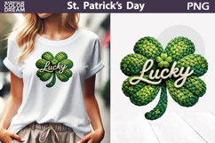 St. Patrick's Day Clipart | Lucky Clover Sublimation Product Image 1