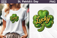 St. Patrick's Day Clipart | Lucky Clover Sublimation Product Image 1