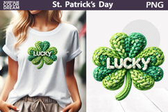 St. Patrick's Day Clipart | Lucky Clover Sublimation Product Image 1