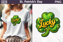 St. Patrick's Day Clipart | Lucky Clover Sublimation Product Image 1