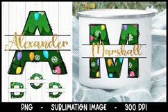 SUPER 7 Christmas Split Monogram sublimation set bundle Product Image 5