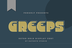 Greeps a Retro Bold Display Font Product Image 1