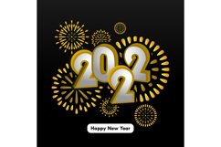 Greeting banner happy new year 2022 Product Image 1