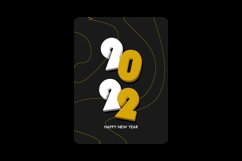 Greeting card happy new year 2022 Product Image 2