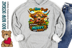 Bad Hair Day? Highland Cow Clipart Product Image 1