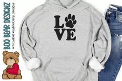 Dog love, puppy love, embroidery design instant download Product Image 2