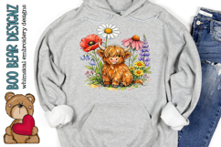 Highland Cow Wildflower Product Image 2