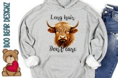 Long Hair Don&#039;t Care Sublimation Product Image 1
