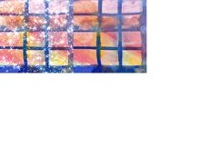 Grid Window Watercolor Digital Papers Glitter Background Product Image 5