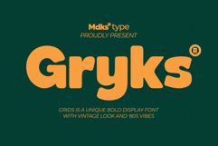 Gryks Font Product Image 1