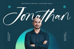 Griftons Jecthor - Stylish Handwritten Font Product Image 14