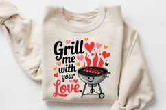 Grill Me With Your Love Sublimation PNG Design Product Image 3