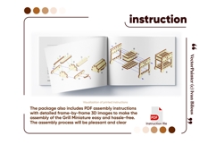 BBQ Grill Miniature Laser Cut File - 3D Plywood Model Product Image 10