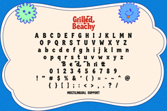 Grilled Beachy Playful Retro Display Font Product Image 6