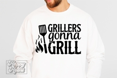 Grillers Gonna Grill SVG - Fathers Day PNG - Dad Quote BBQ Product Image 5