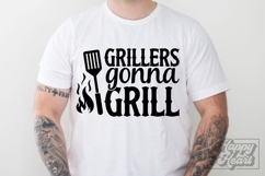 Grillers Gonna Grill SVG - Fathers Day PNG - Dad Quote BBQ Product Image 2