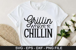 Barbecue SVG Design - I like my butt rubbed and my pork pull Product Image 4