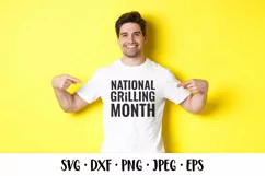 National grilling month SVG cut file. Grill farmhouse sign Product Image 2