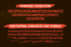 Grim Prairie: A Hand-Drawn Western Horror Brush Font Product Image 3