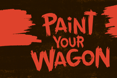 Grim Prairie: A Hand-Drawn Western Horror Brush Font Product Image 5