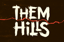 Grim Prairie: A Hand-Drawn Western Horror Brush Font Product Image 9