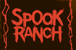 Grim Prairie: A Hand-Drawn Western Horror Brush Font Product Image 14