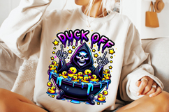 Duck Off PNG, Grim Reaper Png, Funny Skeleton Png, Skull Png Product Image 1
