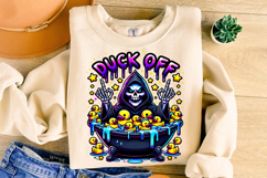 Duck Off PNG, Grim Reaper Png, Funny Skeleton Png, Skull Png Product Image 3