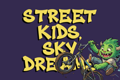 Grime Slime | Melted Graffiti Webfont for Urban Websites Product Image 3