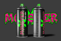 Grime Slime | Melted Graffiti Font with Toxic Flow Product Image 4