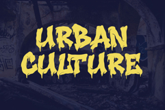 Grime Slime | Melted Graffiti Webfont for Urban Websites Product Image 5