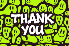 Grime Slime | Melted Graffiti Webfont for Urban Websites Product Image 7