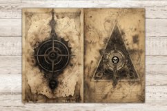 Grimoire Junk Journal Page, Gothic Printable Paper, GlamArtZhanna, Witch Ephemera, Spell Junk Journal Paper, Wiccan Scrapbook Kit, Digital Collage Sheet, Vintage Scrapbook Paper Bundle, Book Of Shadows , Occult Collage Sheet